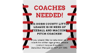 Coaches Needed!